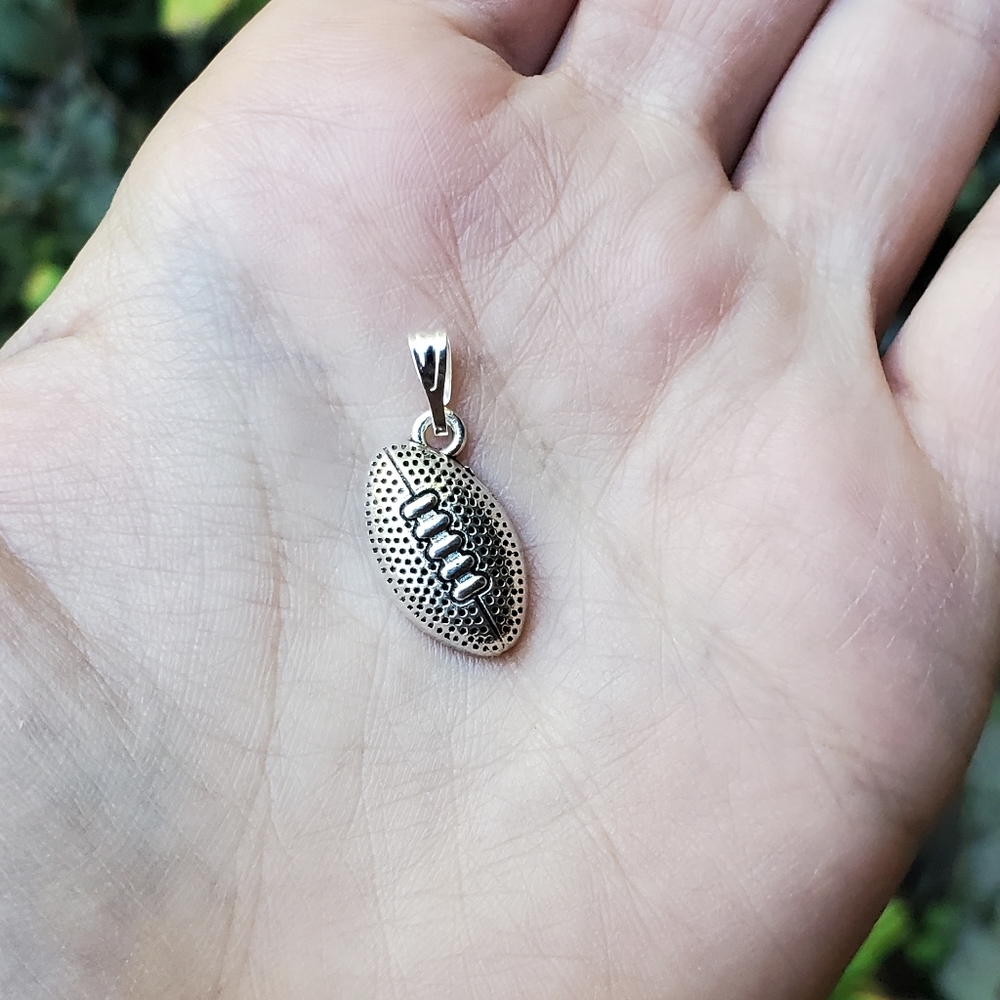 New Silver Football Charm - Picture 2 of 4